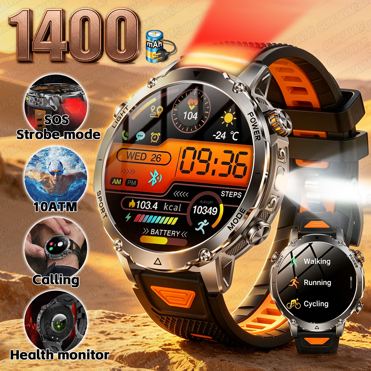 Outdoor Lighting Zones - 2026New Outdoor Military Shining Flashlight Sports
