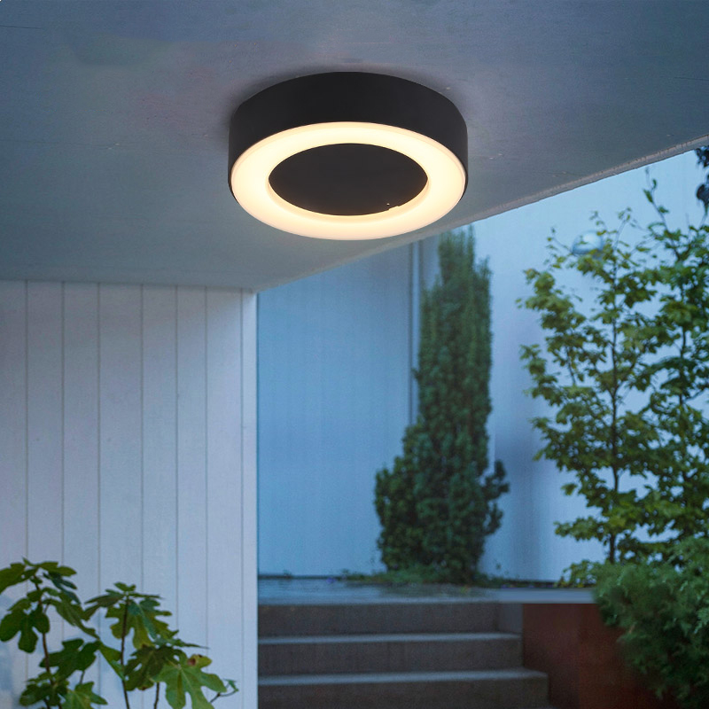 Outdoor Lighting Under Roof - Round / Oval LED Moisture Proof