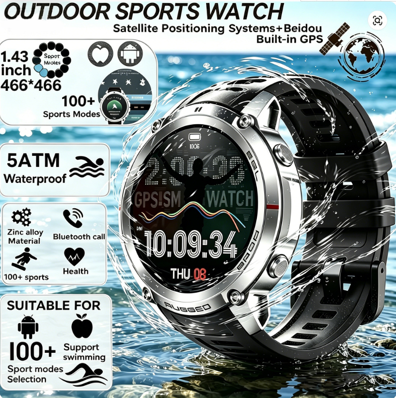 Outdoor Lighting Zones - 2026 Smart Watch Outdoor Sports Offline