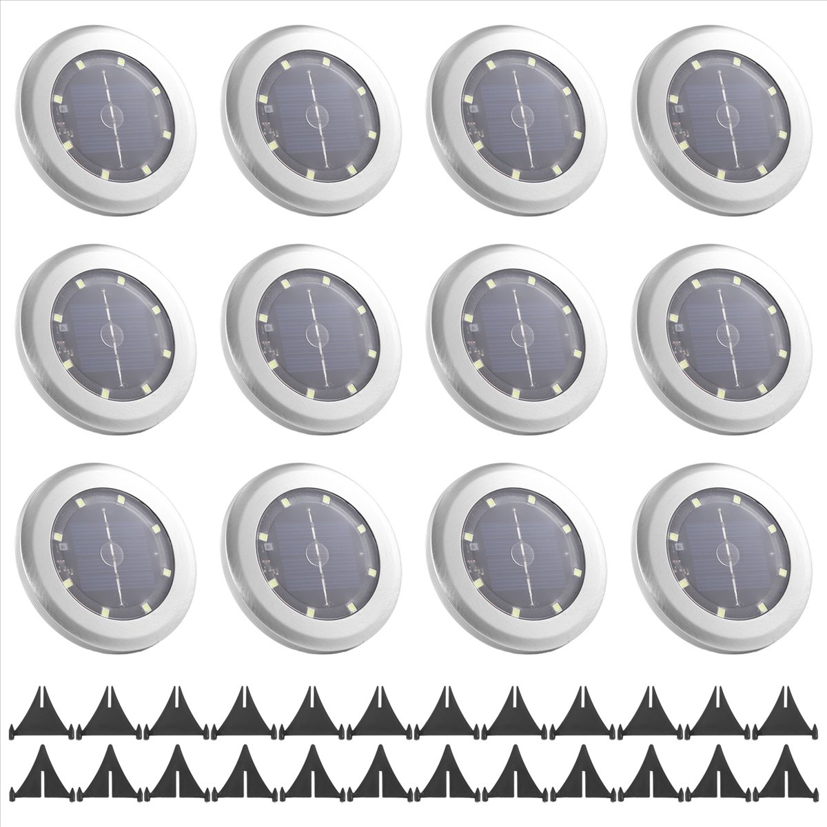 Outdoor Lighting Permanent - *A14E 12 Pack Solar Lights Outdoor