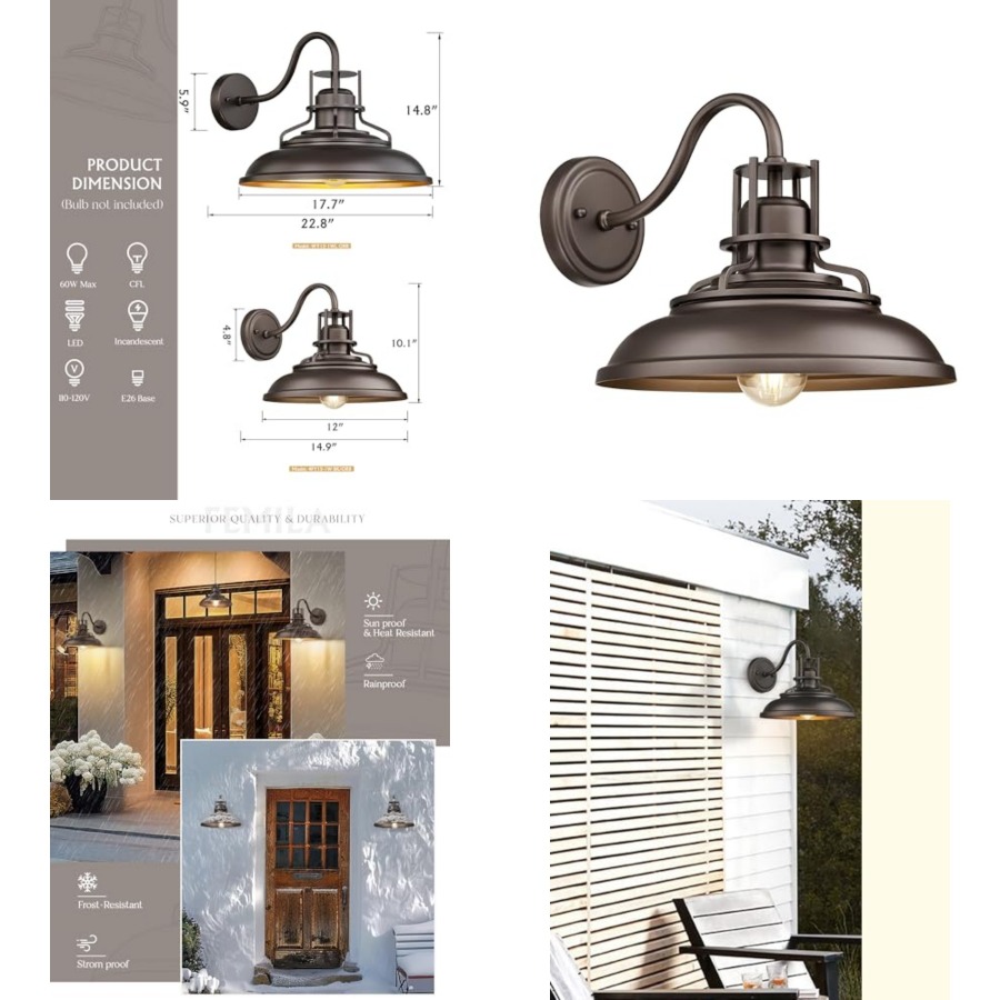 Lighting Fixture Outdoor - Outdoor Barn Light Fixture, Exterior Lighting