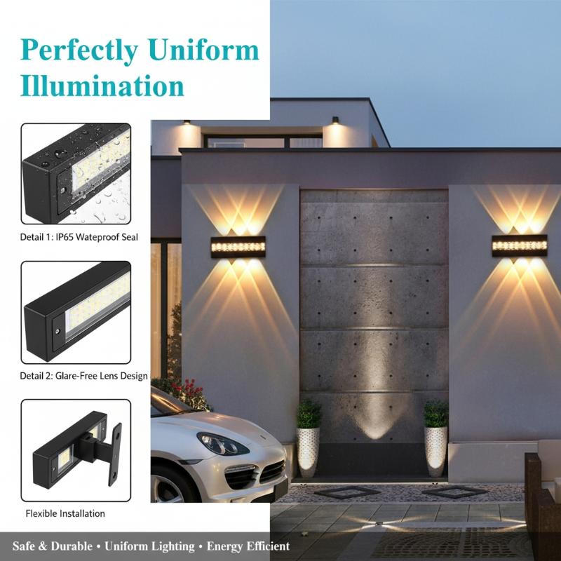 Outdoor Lighting For Garden - Outdoor Waterproof Wall Light 10W 8W