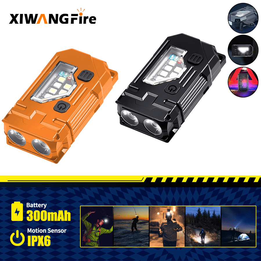Lighting Fixture Outdoor - Mini Keychain EDC Flashlight - Rechargeable