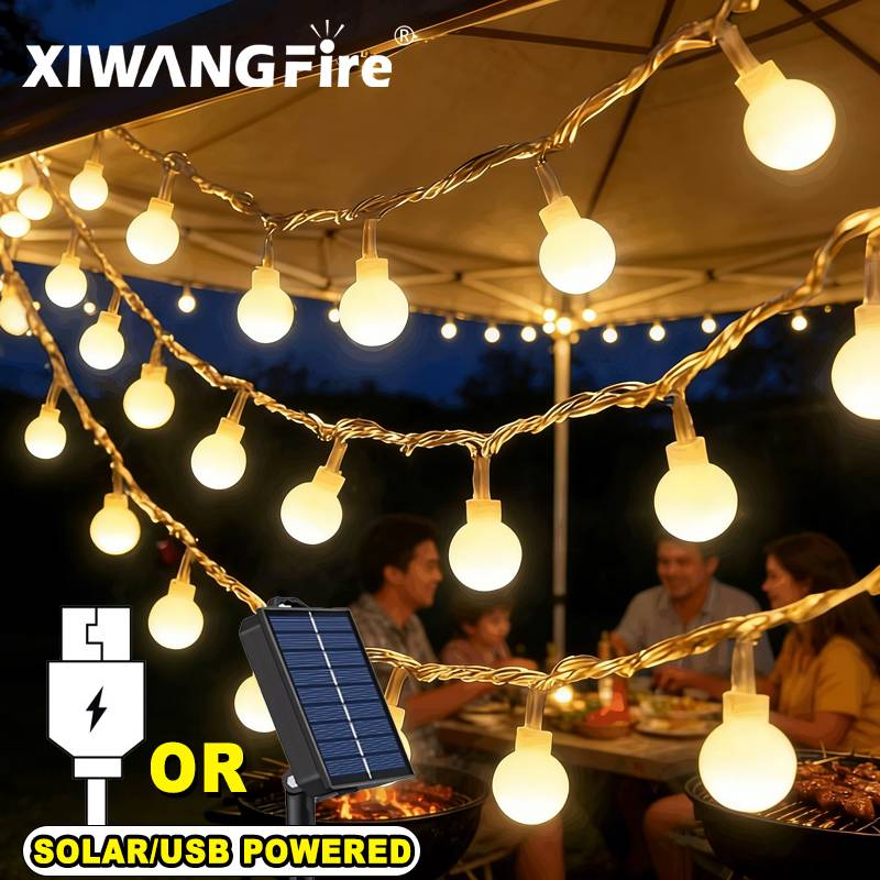 3-10M Solar/USB/Battery String - Outdoor Lighting Globes avaliação e preço