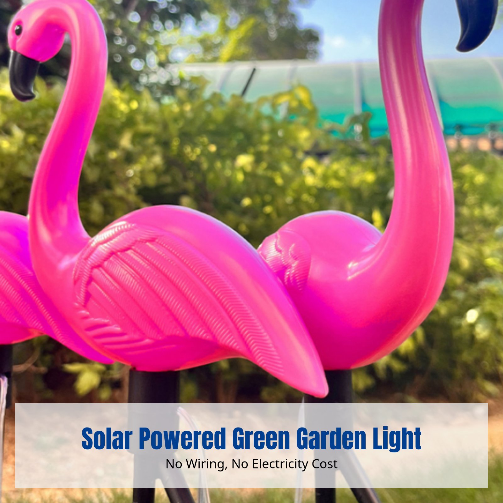 Solar Flamingo Lawn Light, Out - Outdoor Lighting And Landscape avaliação e preço