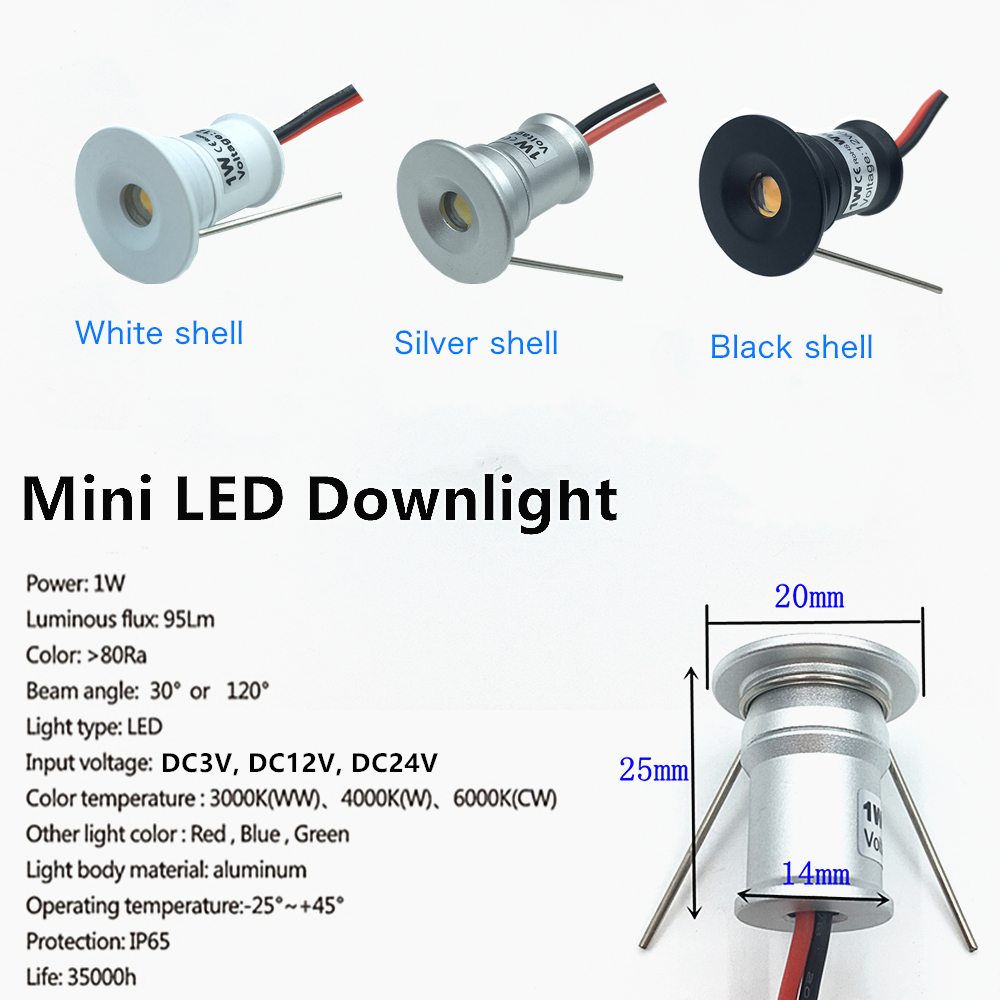 1W Small Downlight Recessed Ce - Outdoor Lighting Under Roof avaliação e preço