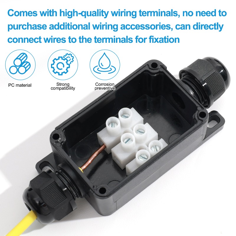 450V Outdoor Waterproof IP66 E - Outdoor Lighting Wire Connectors avaliação e preço