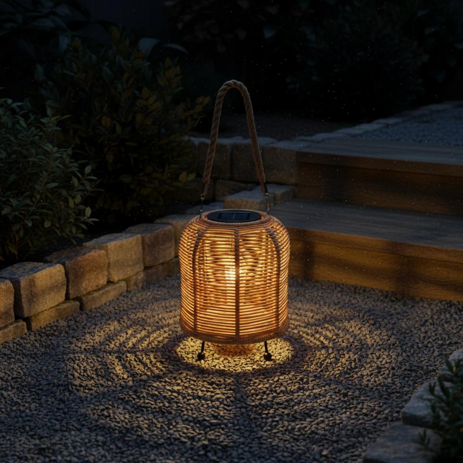 Handwoven Solar Lantern Braide - Outdoor Lighting Restaurant avaliação e preço