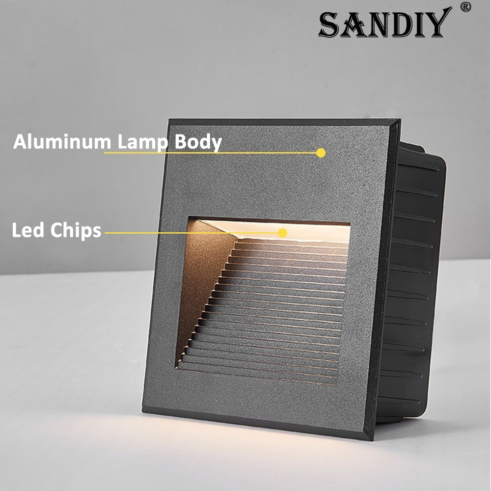 SANDIY Recessed Outdoor Wall S - Outdoor Lighting Low Voltage avaliação e preço