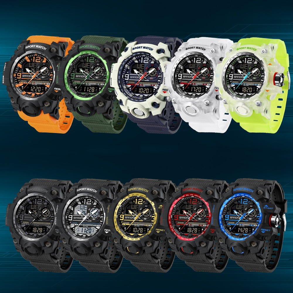 SANDA 3133 Outdoor Men's Watch - Outdoor Lighting Zones avaliação e preço