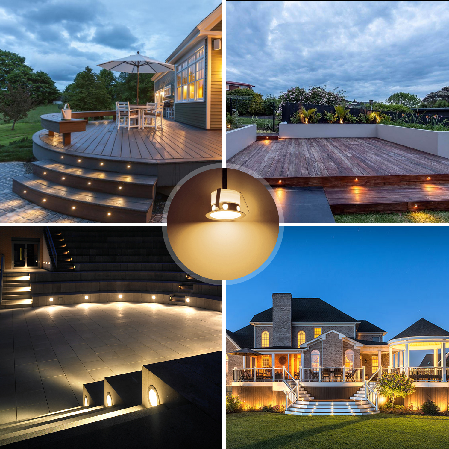 QACA LED Low Voltage Recessed  - Outdoor Lighting Low Voltage avaliação e preço