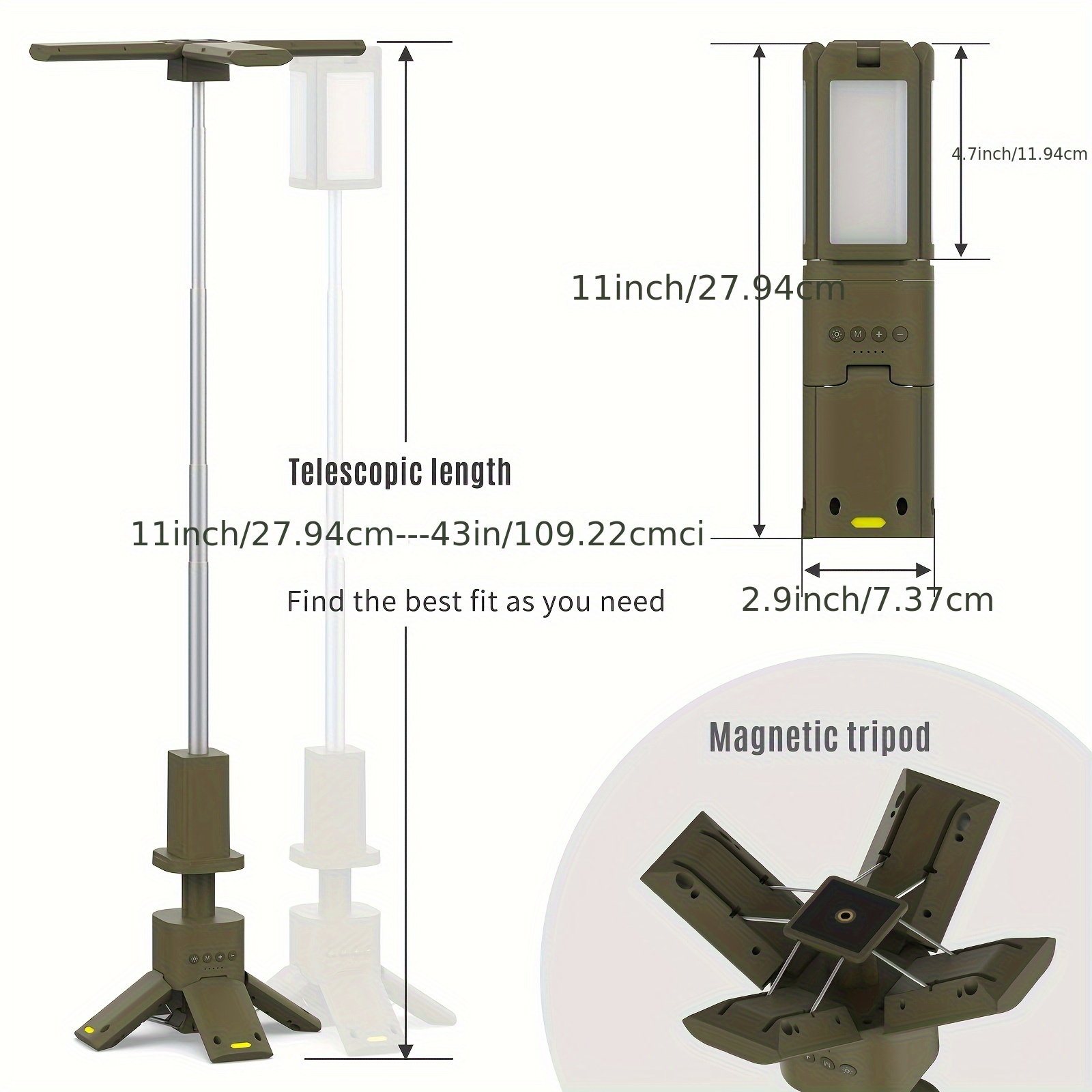 Camping Lantern, 14000mAh Rech - Outdoor Lighting Wire avaliação e preço