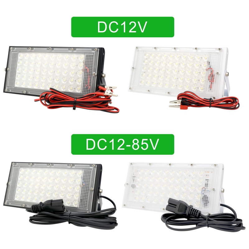 DC 12V-85V 50W Led Flood Light - Outdoor Lighting Volt avaliação e preço