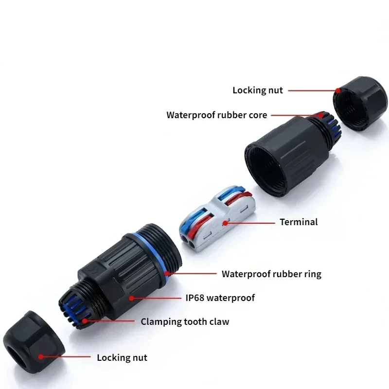 I Shape IP68 Waterproof Connec - Outdoor Lighting Wire Connectors avaliação e preço