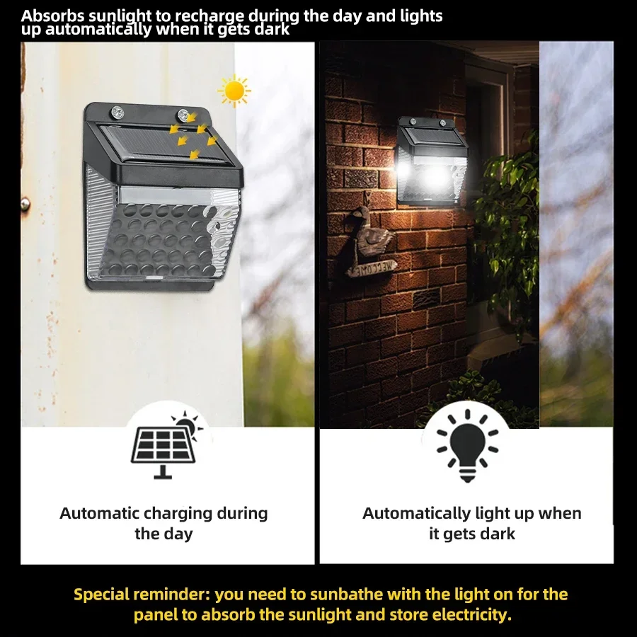 LED Solar Light PIR Motion Sen - Outdoor Lighting For Garden avaliação e preço