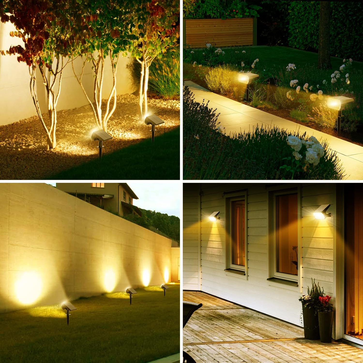 Solar Spot Lights Outdoor 8 Pa - Outdoor Lighting Driveway avaliação e preço