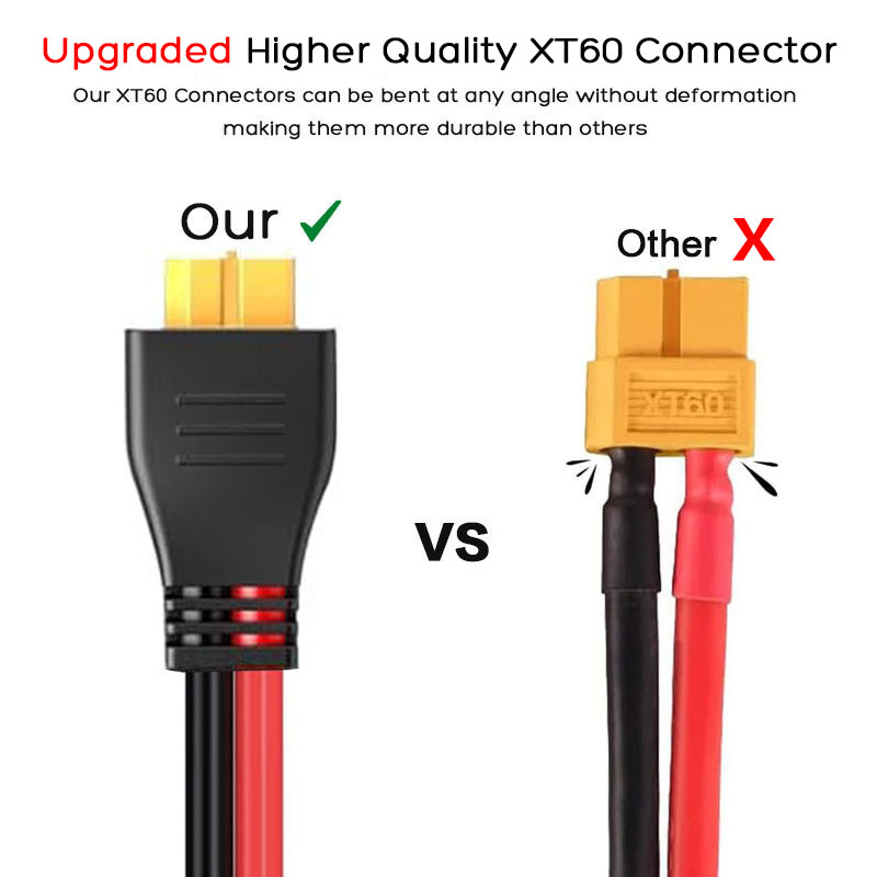 3m 1.5m 12AWG XT60 Female to S - Outdoor Lighting Extension Cable avaliação e preço