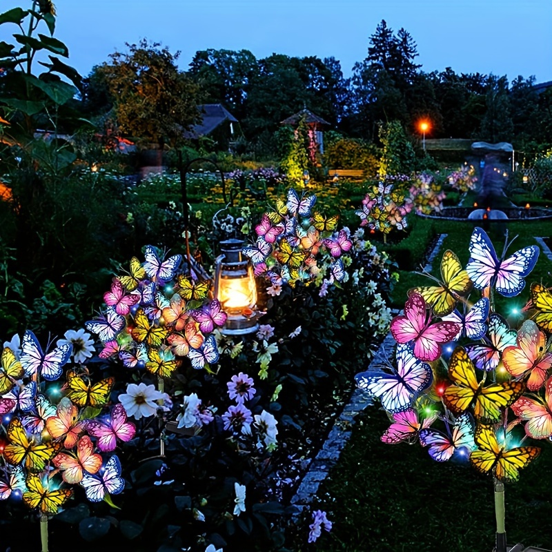 Solar LED Butterfly Garden Lig - Outdoor Lighting Permanent avaliação e preço