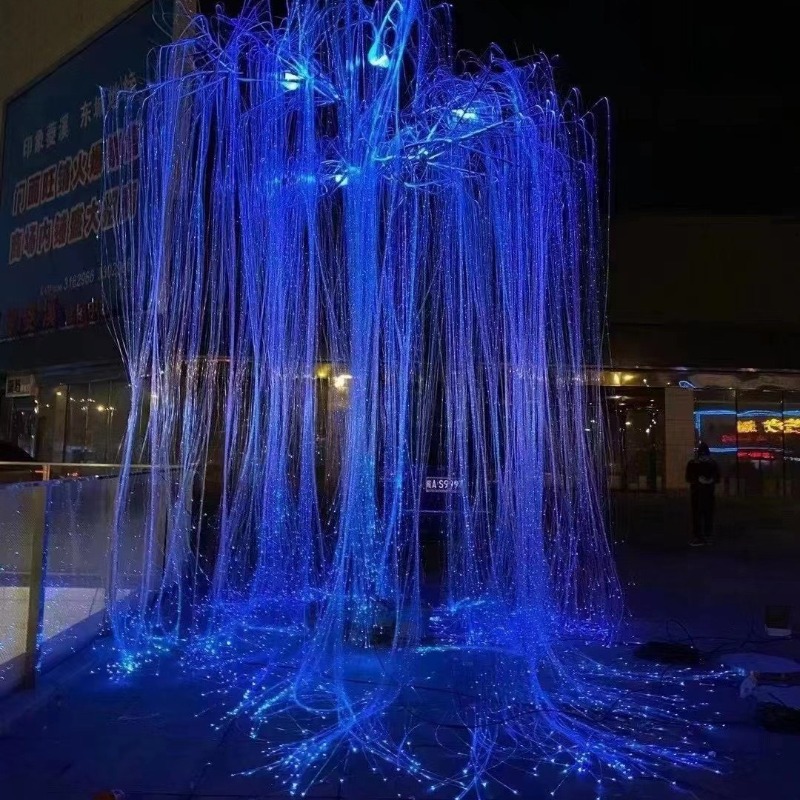 DIY Fiber Optic Life Tree Lamp - Outdoor Lighting Architectural avaliação e preço