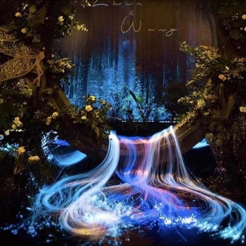 DIY Fiber Optic Life Tree Lamp - Outdoor Lighting Architectural avaliação e preço