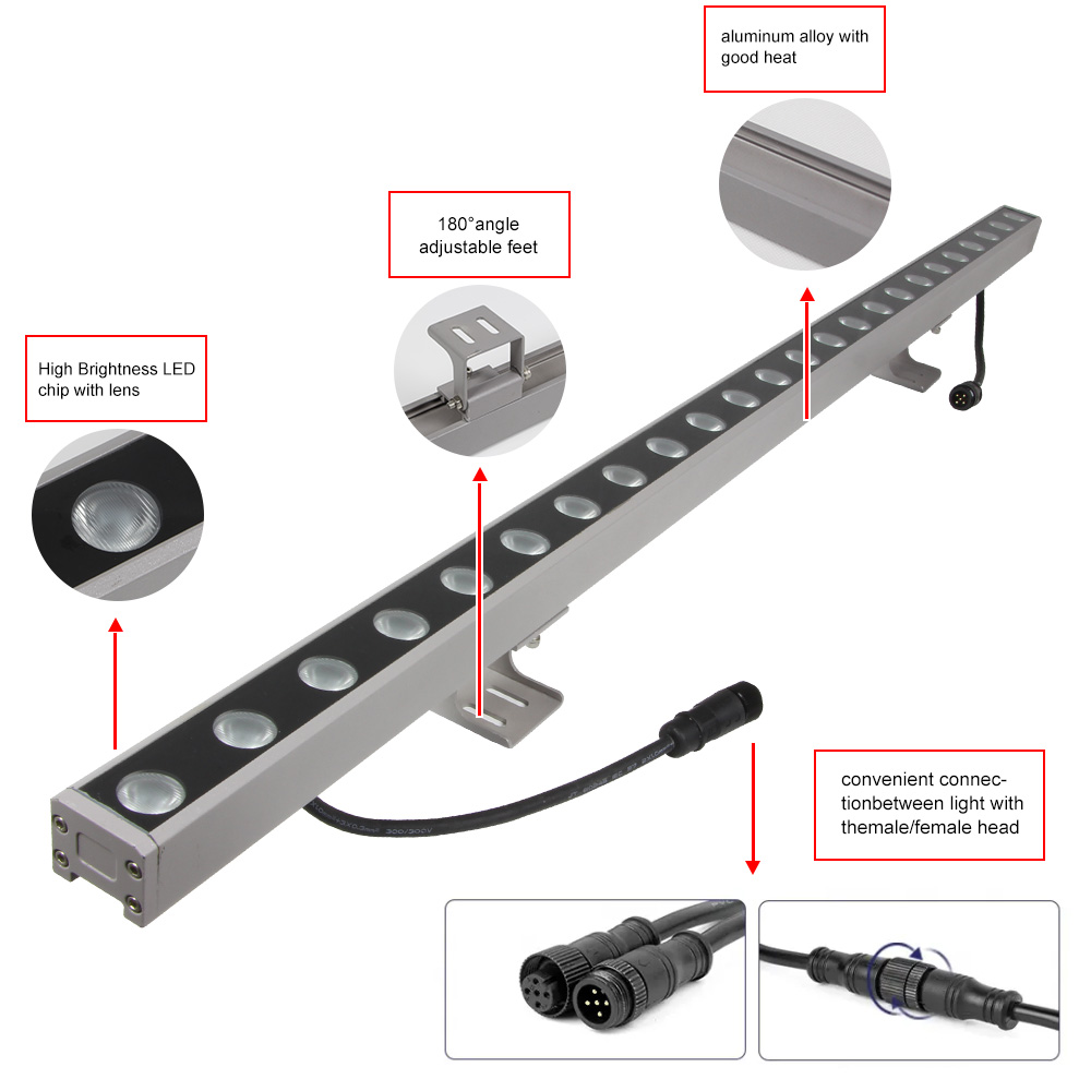108W 3-IN-1 DMX512 RGB IP65 LE - Outdoor Lighting Architectural avaliação e preço