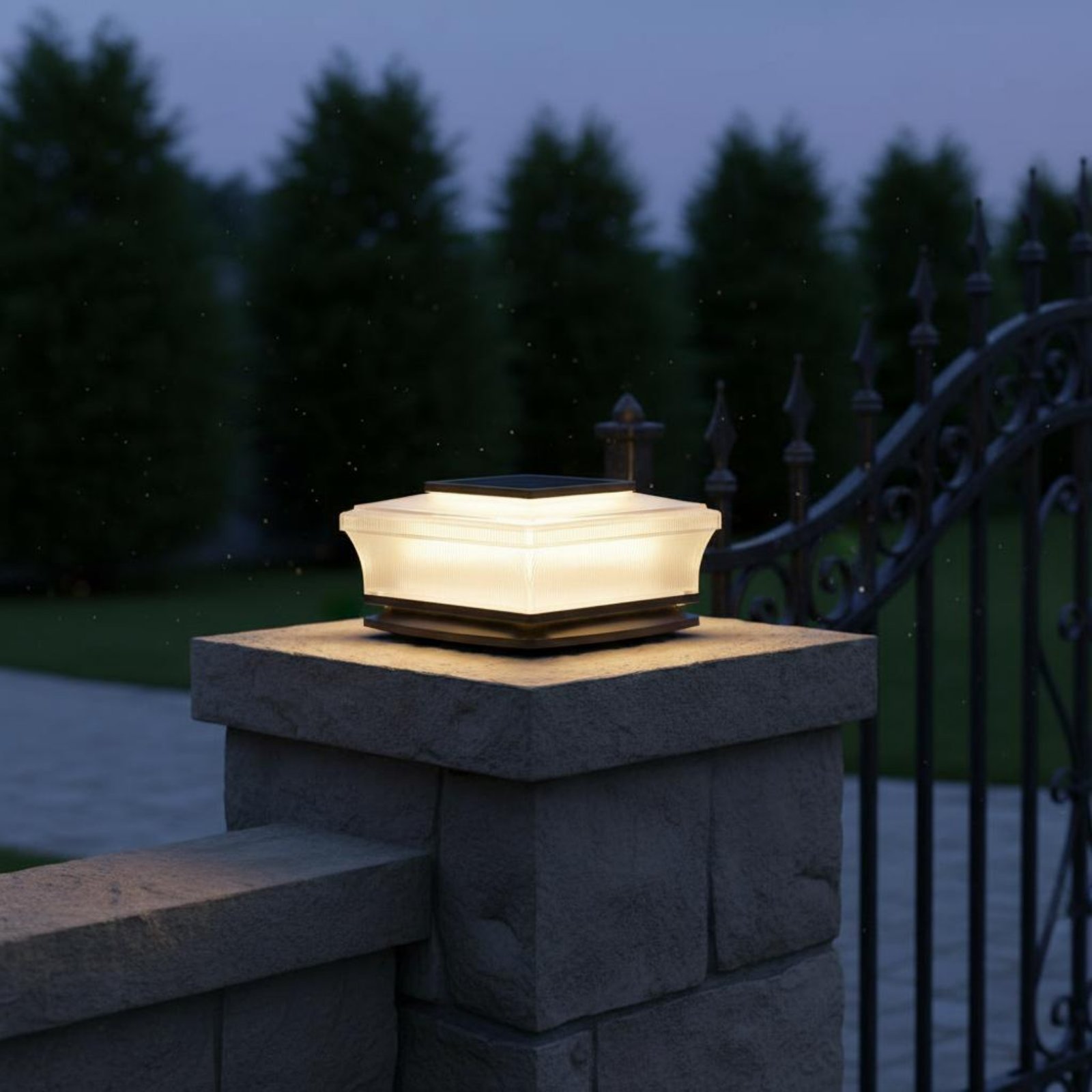 Solar Post Cap Light Wireless  - Outdoor Lighting Wireless avaliação e preço