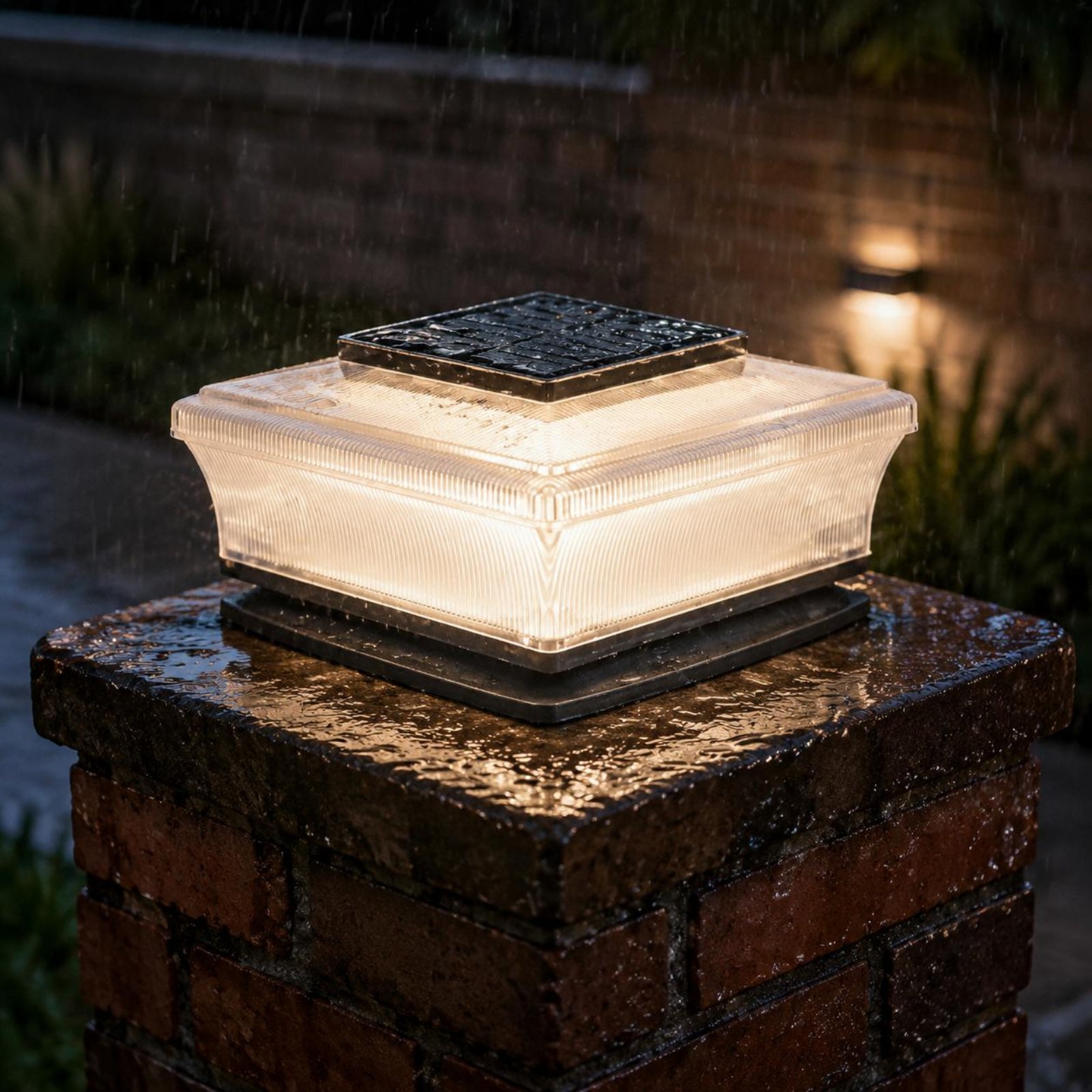 Solar Post Cap Light Wireless  - Outdoor Lighting Wireless avaliação e preço