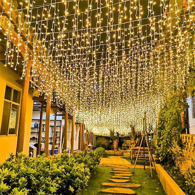 Outdoor LED String Lights Garl - Outdoor Lighting Driveway avaliação e preço