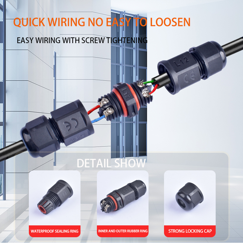 IP68 Waterproof Connector LED  - Outdoor Lighting Wire Connectors avaliação e preço