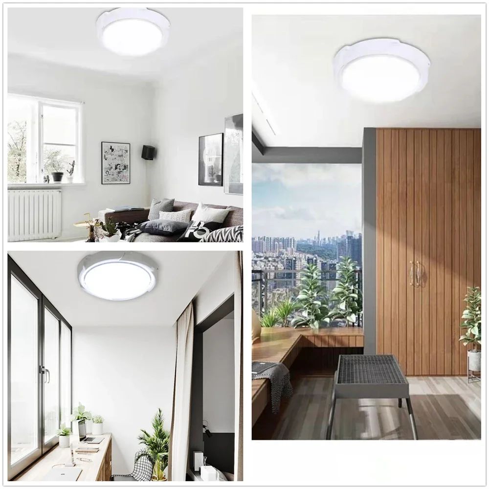 LED Solar Ceiling Light Outdoo - Outdoor Lighting Under Roof avaliação e preço
