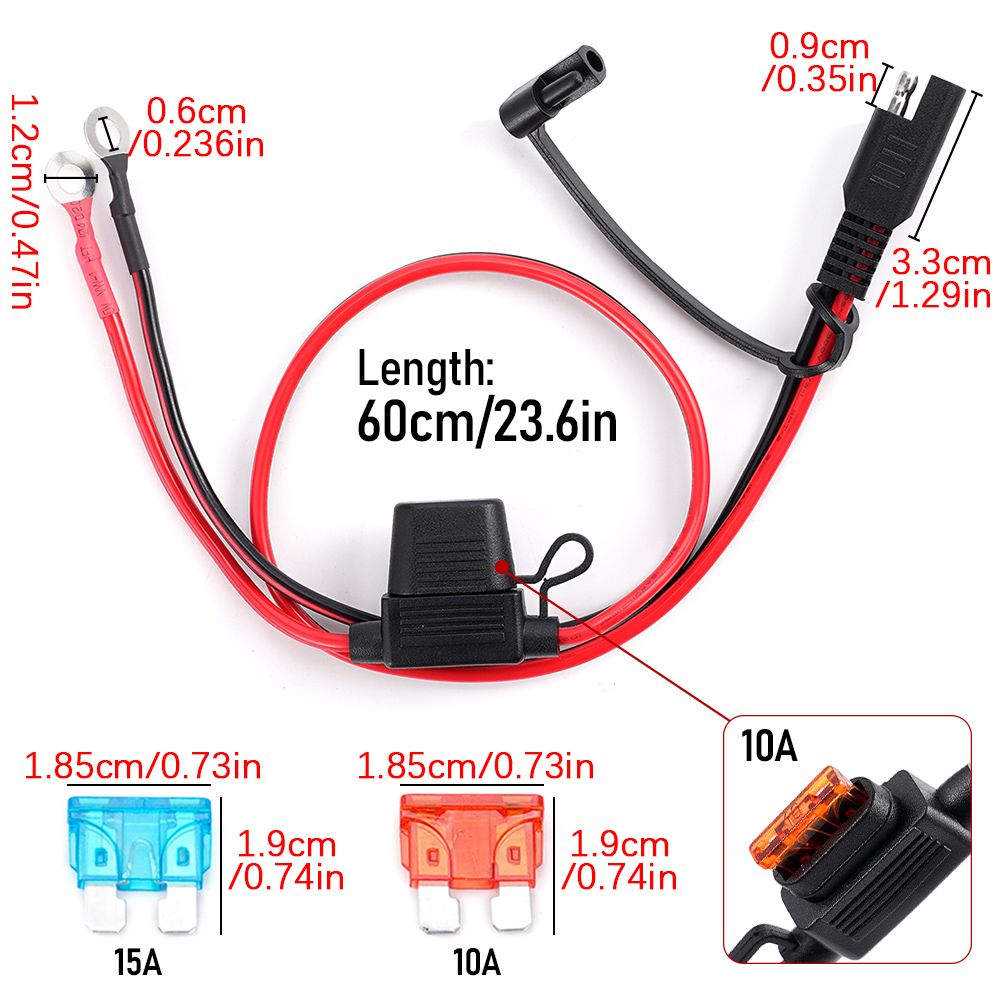 Double SAE Quick Release Cable - Outdoor Lighting Extension Cable avaliação e preço