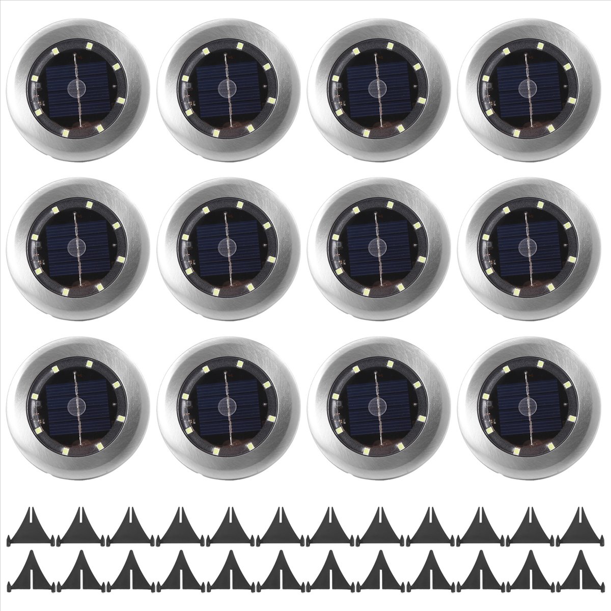 *A14E 12 Pack Solar Lights Out - Outdoor Lighting Permanent avaliação e preço