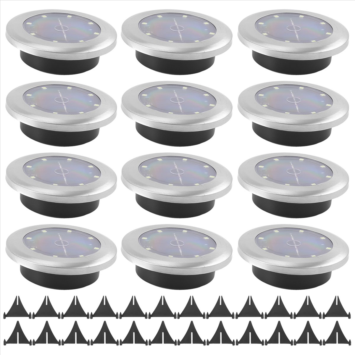 *A14E 12 Pack Solar Lights Out - Outdoor Lighting Permanent avaliação e preço