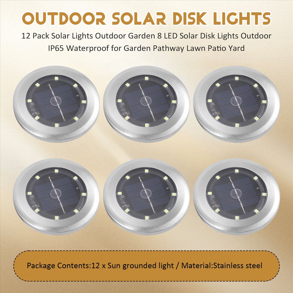 *A14E 12 Pack Solar Lights Out - Outdoor Lighting Permanent avaliação e preço