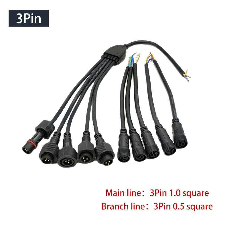 Waterproof Y-Type Wire Splitte - Outdoor Lighting Wire Connectors avaliação e preço