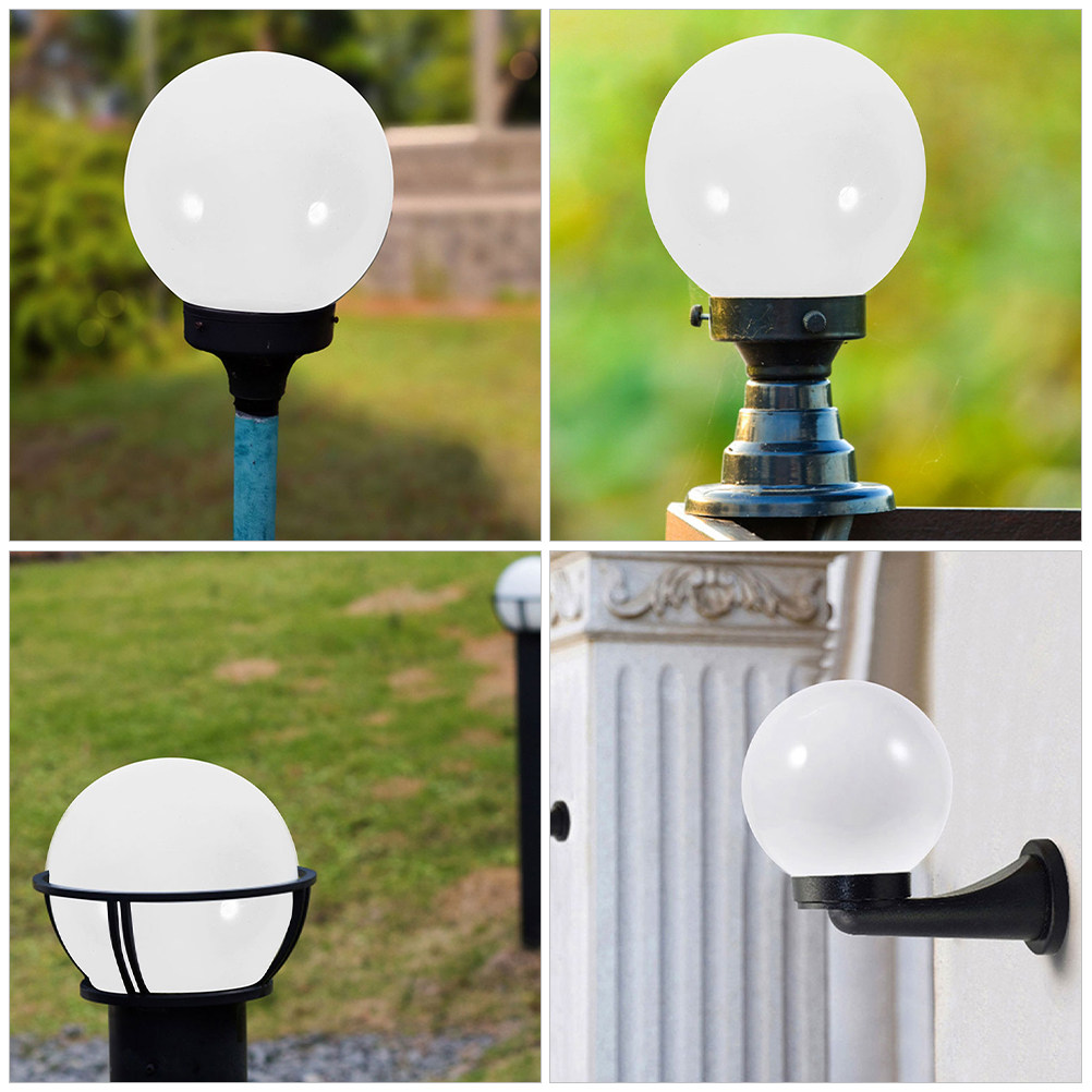 2Pcs Spherical Lampshade Acryl - Outdoor Lighting Globes avaliação e preço