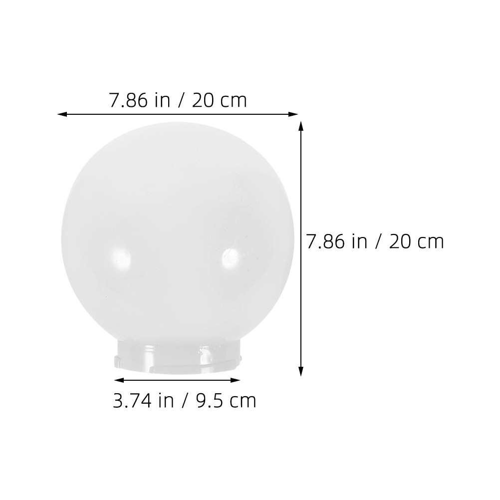 2Pcs Spherical Lampshade Acryl - Outdoor Lighting Globes avaliação e preço