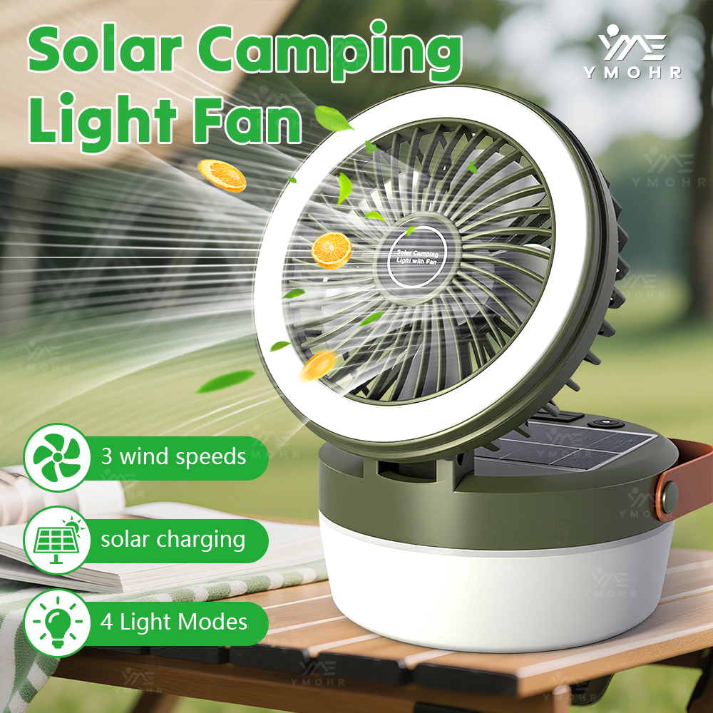 Solar Camping Light Fan Solar  - Outdoor Lighting Under Roof avaliação e preço