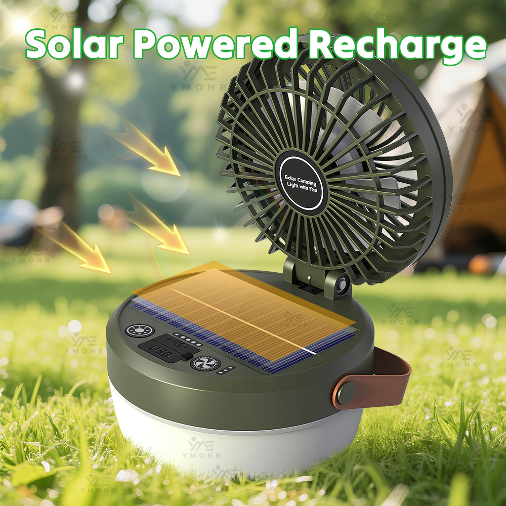 Solar Camping Light Fan Solar  - Outdoor Lighting Under Roof avaliação e preço