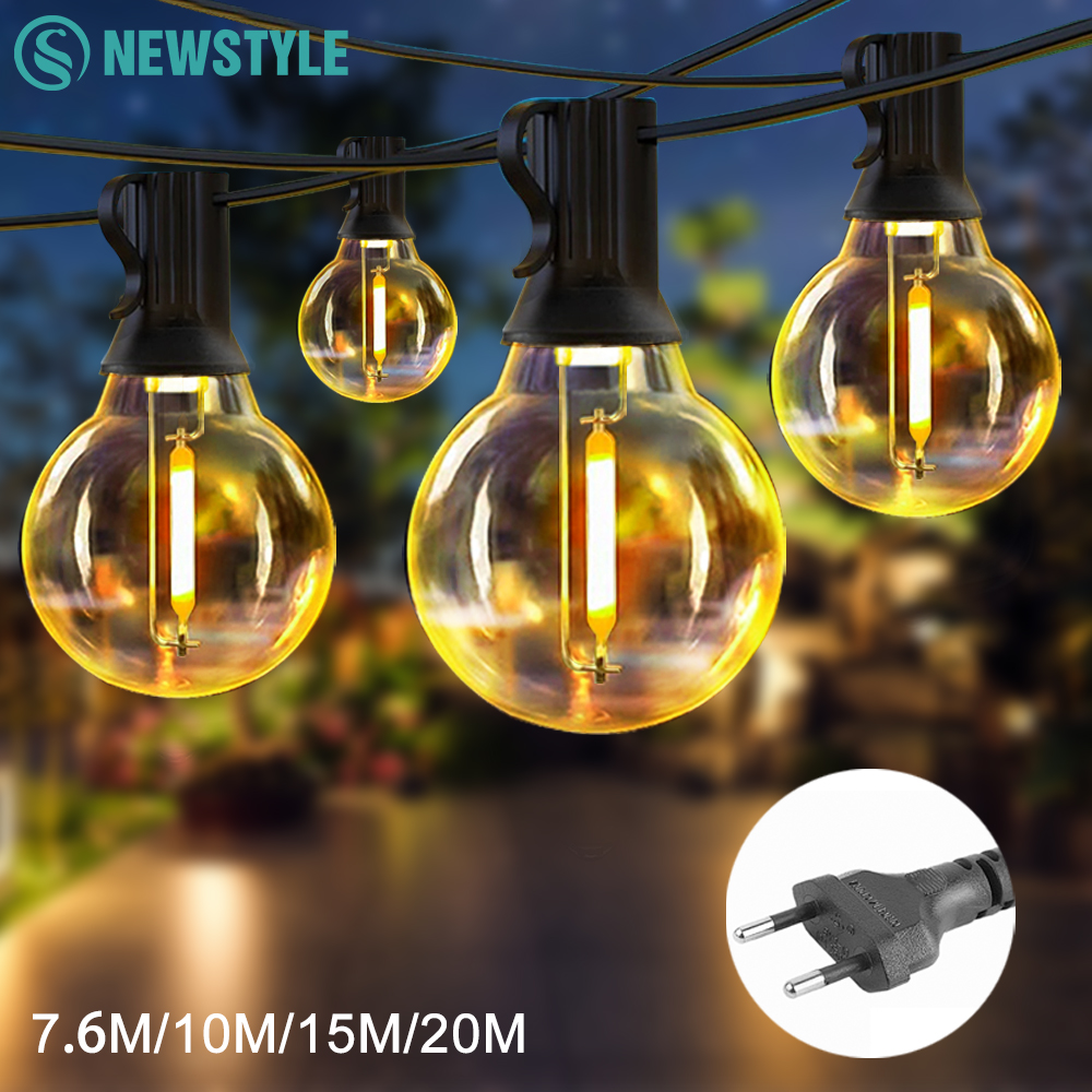 G40 LED Outdoor String Ball Li - Outdoor Lighting Driveway avaliação e preço