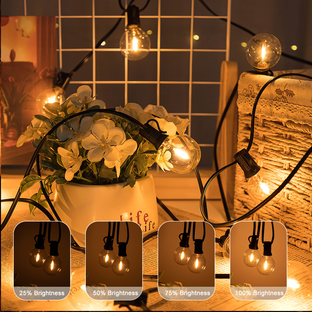 G40 LED Outdoor String Ball Li - Outdoor Lighting Driveway avaliação e preço