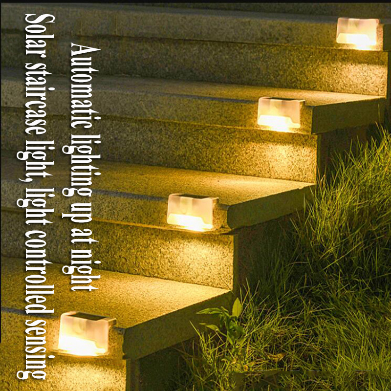 4PCS Solar Deck Light Outdoor  - Outdoor Lighting Driveway avaliação e preço