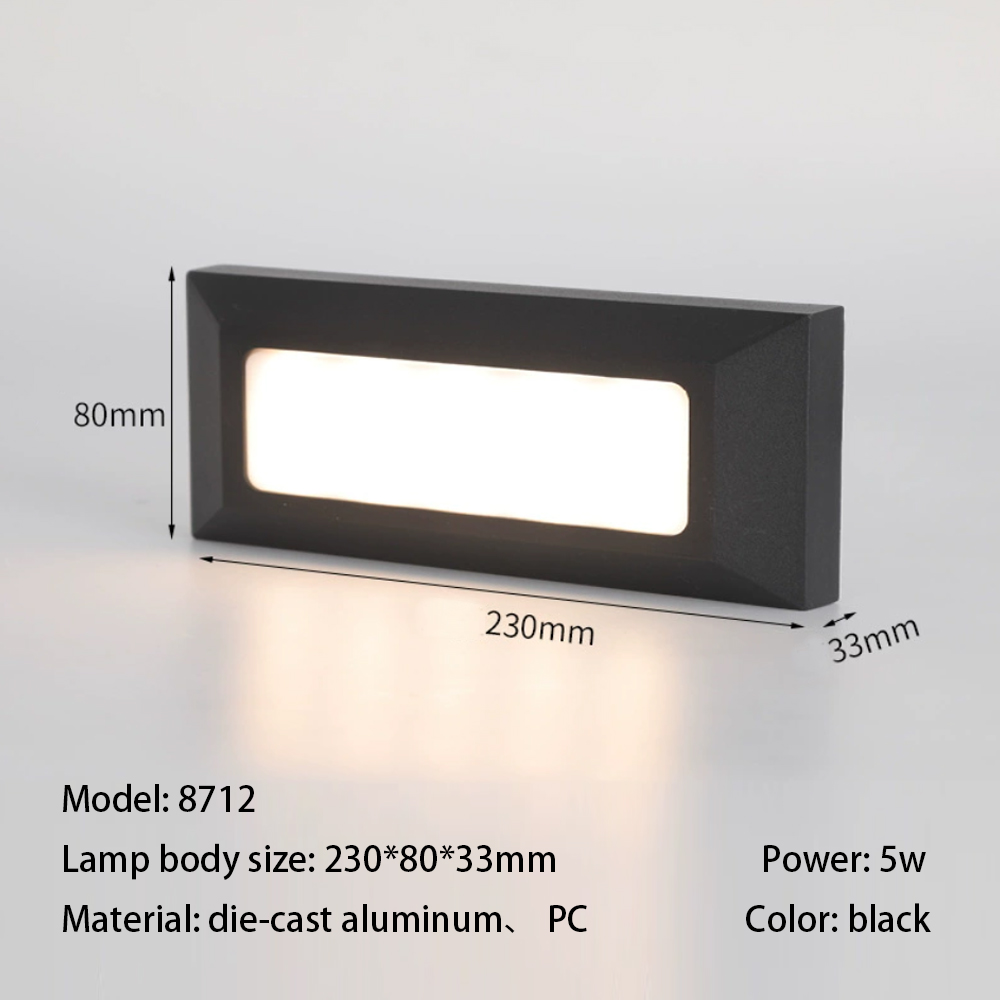 Outdoor LED Wall Lamps Surface - Deck Step Light avaliação e preço
