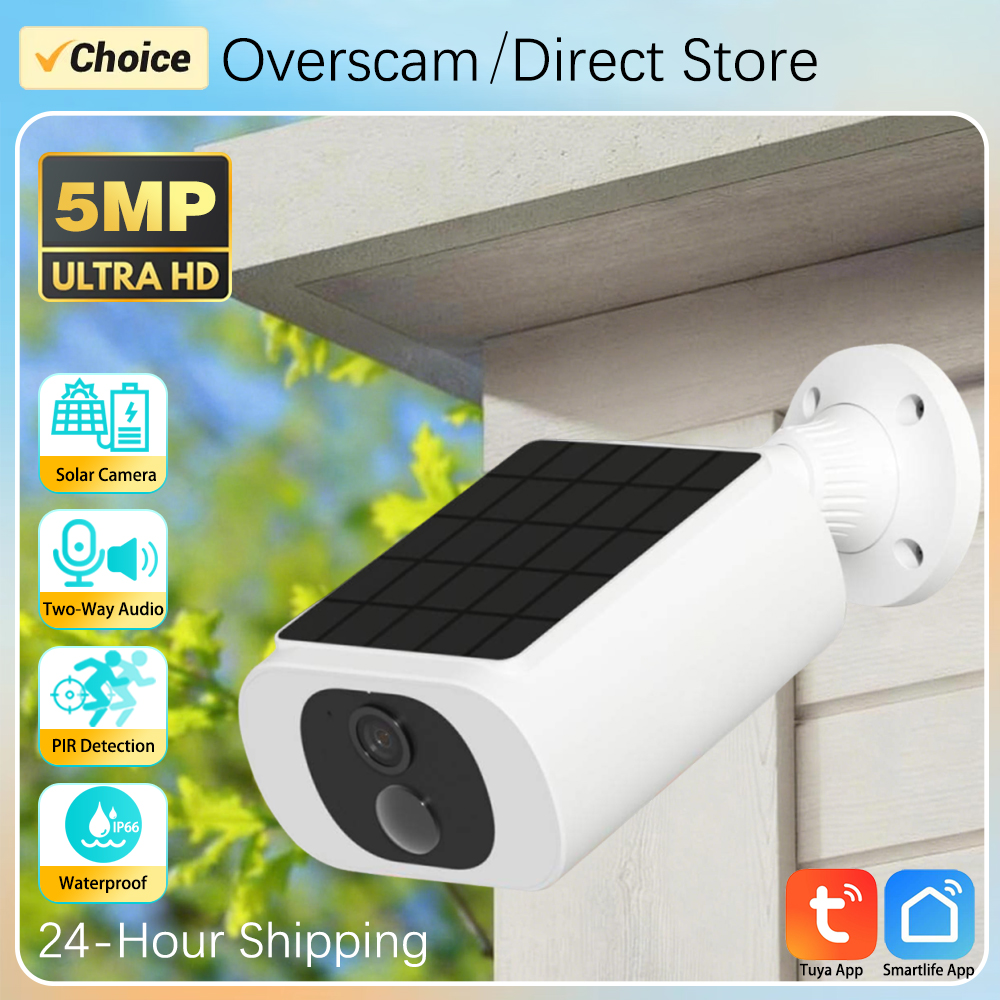 5MP Tuya Smartlife Outdoor Sol - Outdoor Lighting Video avaliação e preço