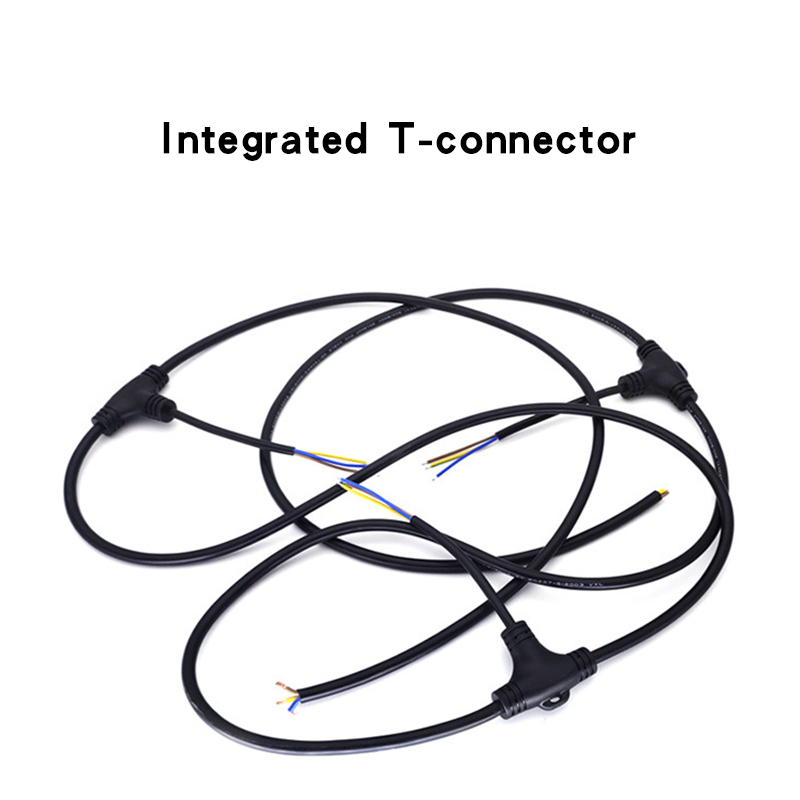 T Type Waterproof Connector Te - Outdoor Lighting Wire Connectors avaliação e preço
