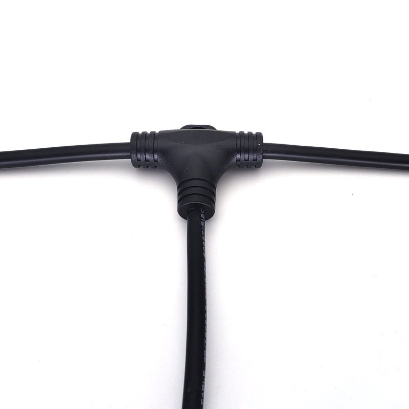 T Type Waterproof Connector Te - Outdoor Lighting Wire Connectors avaliação e preço