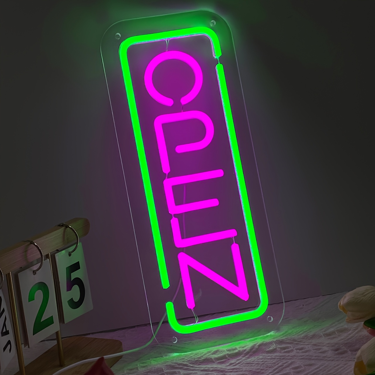 OPEN Neon Sign USB Powered LED - Outdoor Lighting Restaurant avaliação e preço