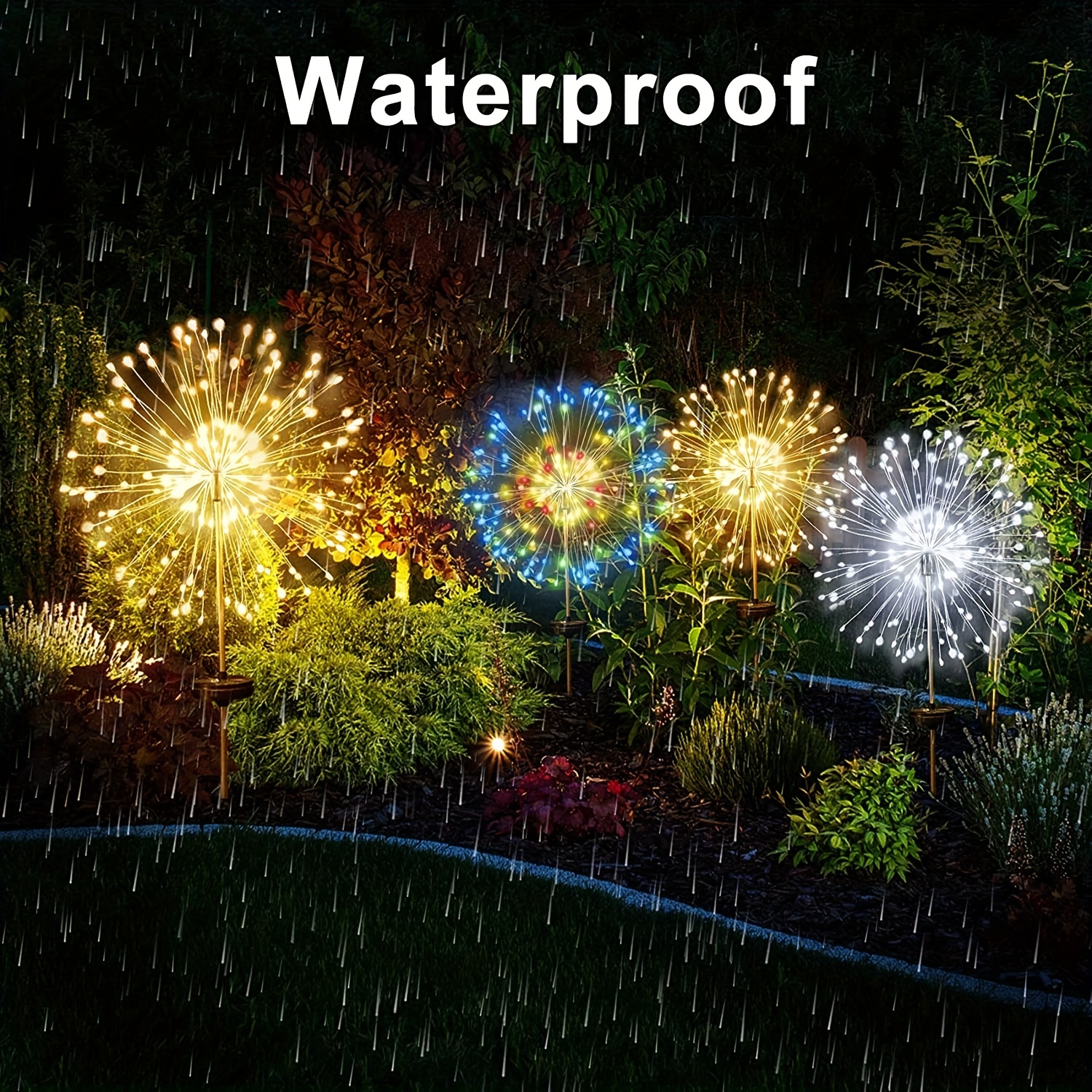 1 Pack Solar Firework Light Ou - Outdoor Lighting Low Voltage avaliação e preço