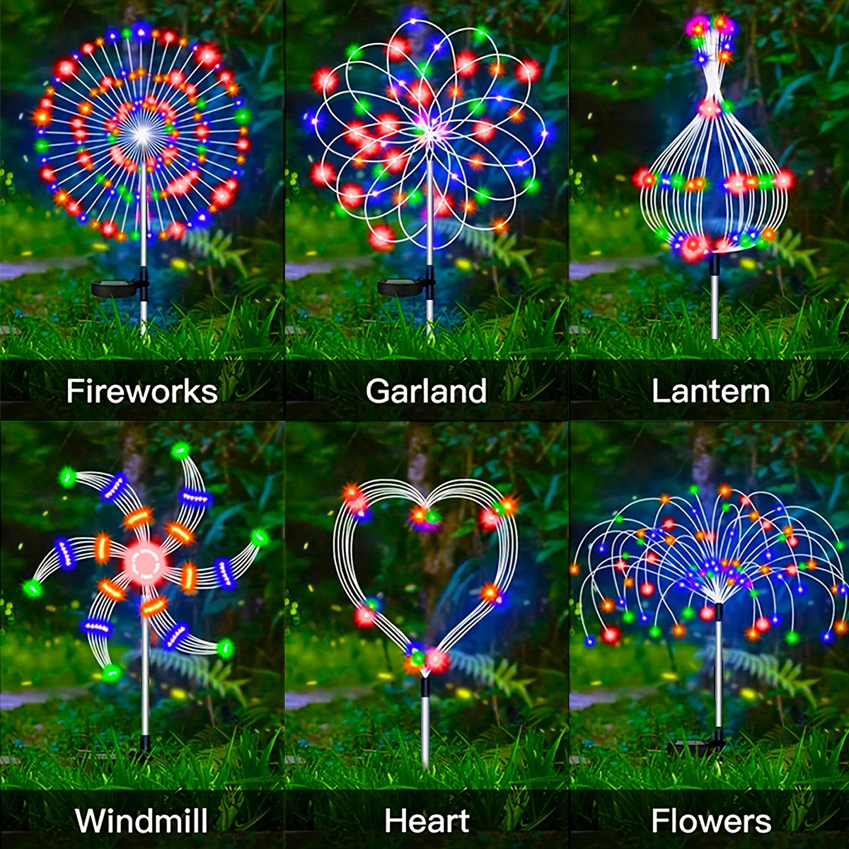 1 Pack Solar Firework Light Ou - Outdoor Lighting Low Voltage avaliação e preço