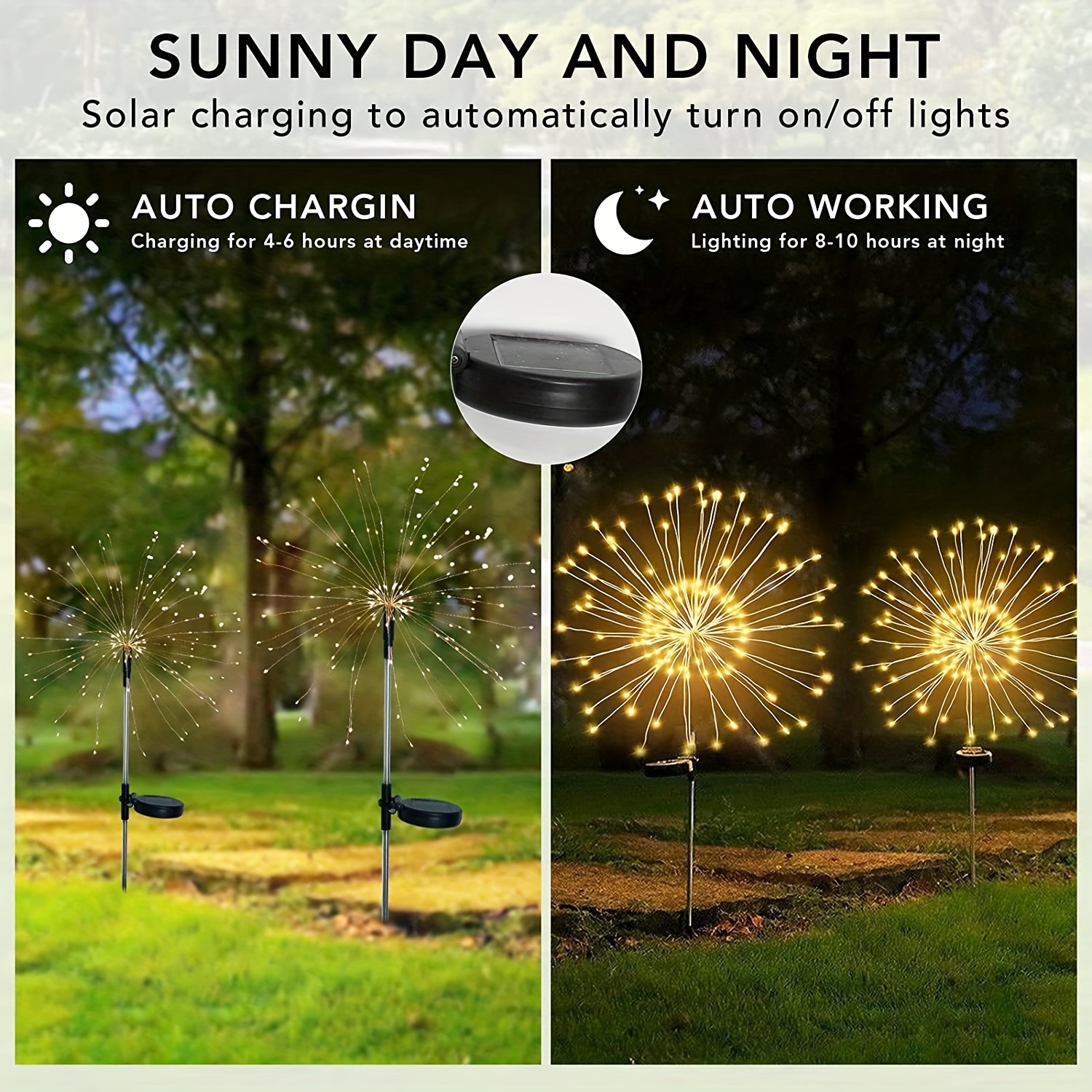 1 Pack Solar Firework Light Ou - Outdoor Lighting Low Voltage avaliação e preço